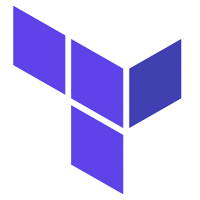 Logo Terraform - Tecnologia compatível com a plataforma AIOps CloudStorm